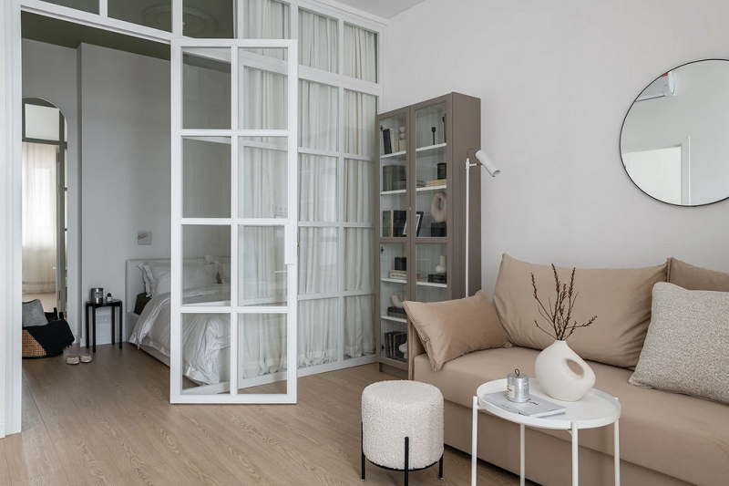 Стеклянные перегородки в интерьере: разновидности и варианты применения (98 фото)